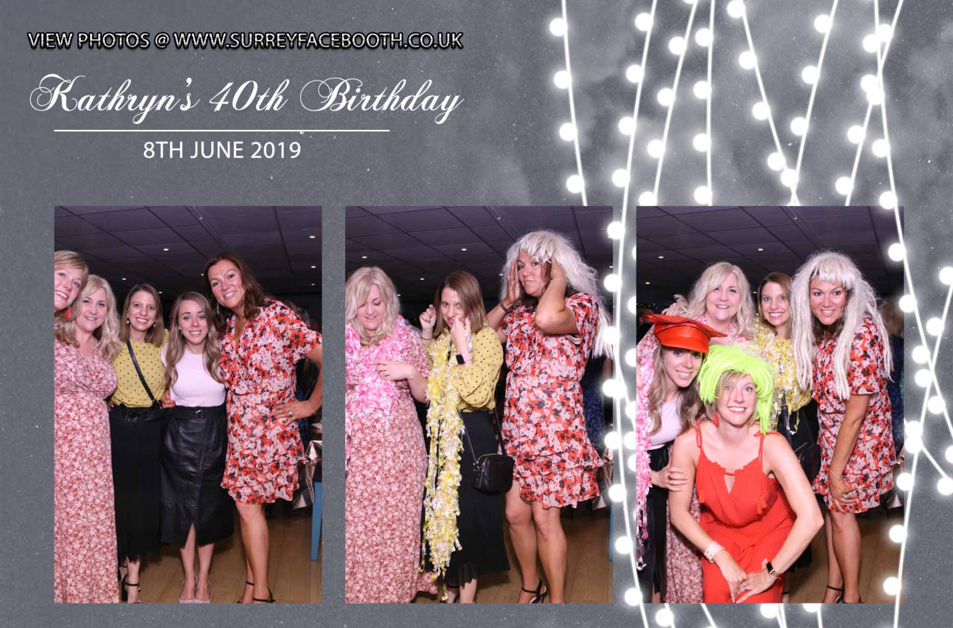 Kathryn's 40th Birthday | View more photos from the event at galleries.surreyfacebooth.co.uk/u/Surrey-FaceBooth/Kathryns-40th-Birthday